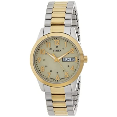 Image of Timex Classic T2M935PF Men&#039;s Analog Watch with Steel Bracelet