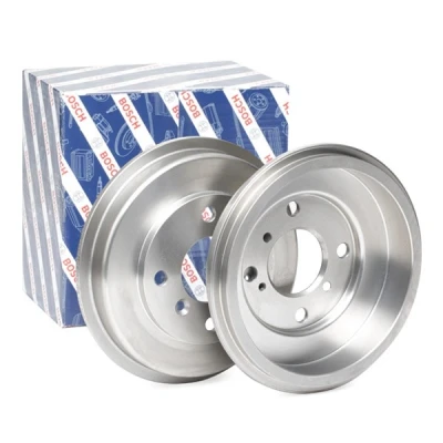 Image of 1523797, 1535923, 2017683, 5214583, 8V511113AA Brake Drum BOSCH 0 986 477 240 244mm Rear Axle FORD: FIESTA 6, 6 Van