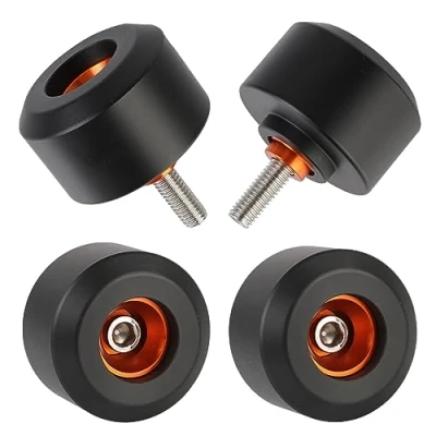 Image of EdvenA Motorcycle Front Rear Fork Crash Protector Pads Wheel Frame Slider Compatible with DUKE 390 (13 15) 125/200 RC 2014 2015
