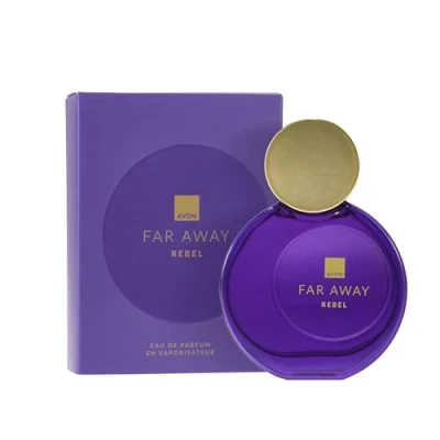 Image of Avon Far Away Rebel Eau de Parfum 50ml, Floral and Oriental Scent, Long Lasting Perfect for Any Occasion, Cruelty Free