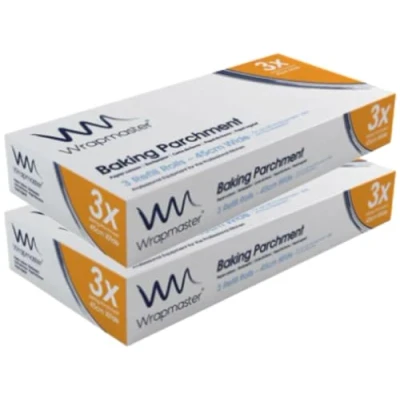 Image of Wrapmaster 4500 Baking Parchment Refill 3 x 50 metres (2 Boxes of Rolls)