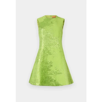 Image of Stine Goya Sleeveless MINI dress Cocktail / Party dress, Women&#039;s, Size: Small, Green impressionist hue