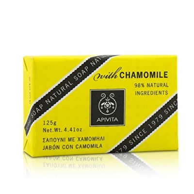 Image of Apivita Chamomile soap with soothing properties