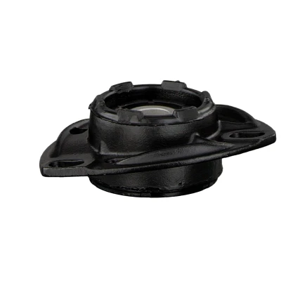 Image of 4A0412377A, 4A0412377B, 4A0412377C Top strut mount FEBI BILSTEIN 01876 Front Axle without ball bearing, bearing Elastomer AUDI: A6 C4 Avant