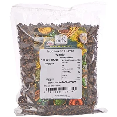 Image of Old India Indonesian Cloves Whole 500g