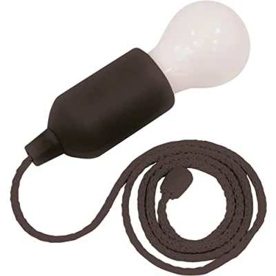 Image of St Helens Home &amp; Garden Battery Operated LED Hanging Pull Light with RGB Bulb