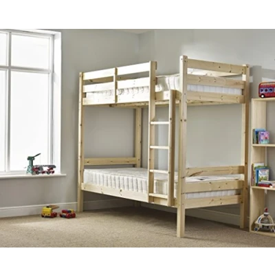 Image of STRICTLY BEDS&amp;BUNKS Everest Euro Classic Bunk Bed, 3ft Single