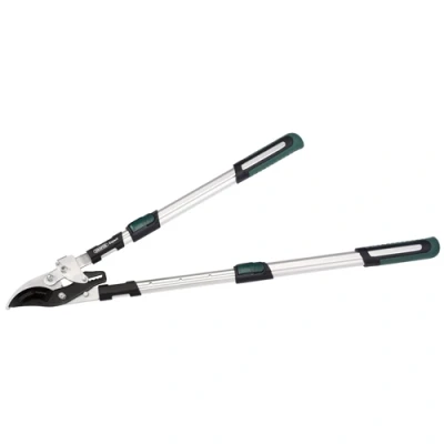 Image of Draper Telescopic Soft Grip Bypass Ratchet Action Loppers with Aluminium Handles