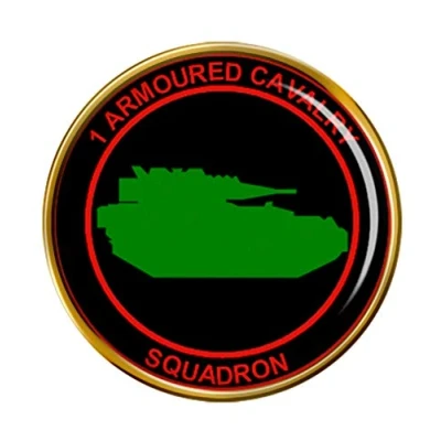 Image of 1st Armoured Cavalry Squadron (Irish Army) Pin Badge