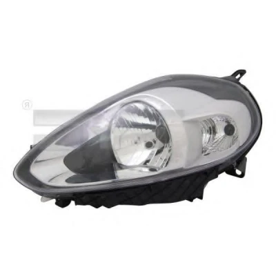 Image of 0000051937143, 51855644, 51937143 Headlights TYC 20 12262 05 2 Left H4, P21W with daytime running light for right hand traffic electric motor