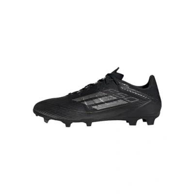 Image of adidas Performance F50 League FIRM/MULTIGROUND Moulded stud football boots, Men&#039;s, Size: 4.5, Core black/iron metallic/gold metallic