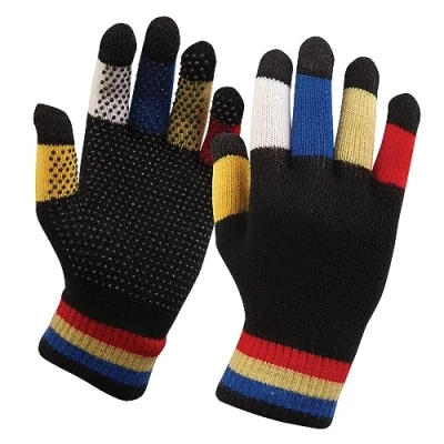 Image of Dublin Magic Pimple Grip Riding Gloves Black Multi