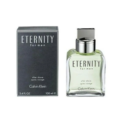 Image of Calvin Klein Eternity After Shave for Men, Woody Aromatic Fragrance, Nourishes and Cools Shaving 100 ml