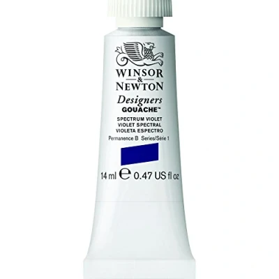 Image of Winsor &amp; Newton Designers Gouache, Spectrum Violet, 14 ml Tube