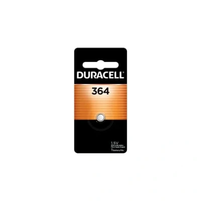 Image of Duracell D364BPK Watch/Electronic Battery, 1.5 Volt Silver Oxide