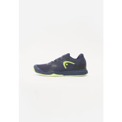 Image of Head Sprint TEAM 4.0 Clay court tennis shoes, Men&#039;s, Size: 11, Navy/lime shoes