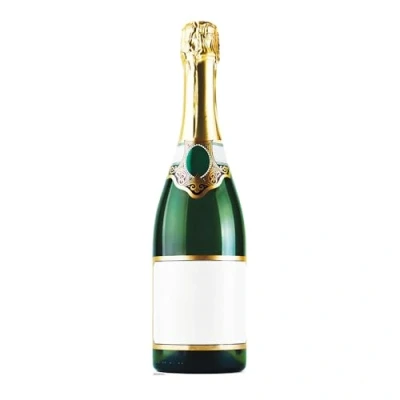 Image of Star Cutouts Cut Out of Bottle Champagne