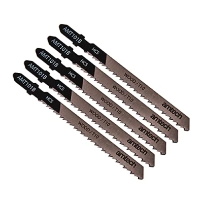 Image of Amtech M1604 5 Piece Wood Jigsaw Blade Set (AMT101B)