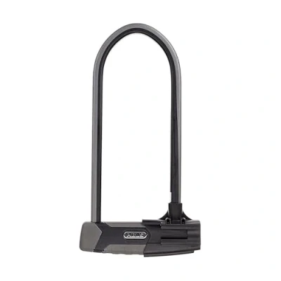 Image of ABUS U Lock Granit XPlus 540 and EaZy KF Bracket, Bike with Strong Parabolic Shackle, security level 15, Black
