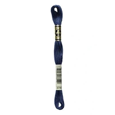 Image of DMC 117MC 3750 Embroidery Floss Cotton Blue 8m