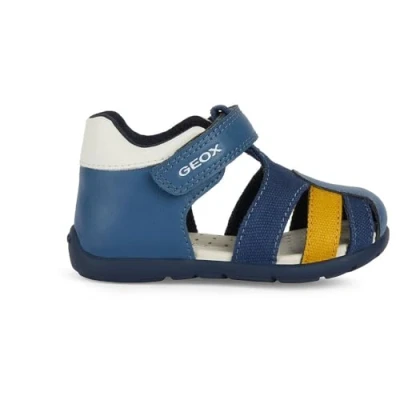 Image of Geox Baby B Elthan Boy C Sandal, Avio Yellow, 4.5 UK Child