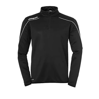 Image of Uhlsport Stream 22 1/4 Zip Top Black/White, Size 164