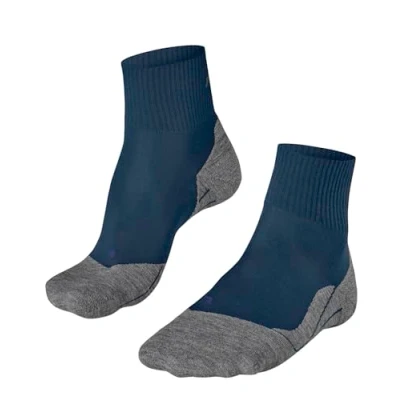 Image of FALKE Men&#039;s TK5 Wander Cool Short M Sso Lyocell Functional Yarn Thin Anti Blister 1 Pair Hiking Socks, Blue Pond 6598, 9.5 10.5