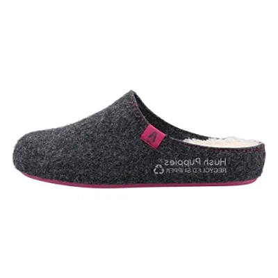 Image of Hush Puppies Women&#039;s The Good Slipper, Charcoal, 7 UK