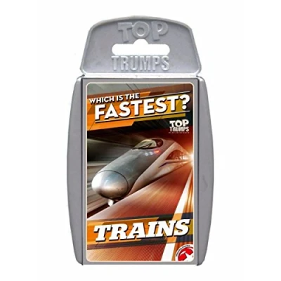 Image of Trains Top Trumps Card Game