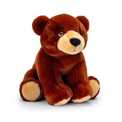 Image of Deluxe Paws Plush Cuddly Soft Eco Toys 100% Recycled (Brown Bear)