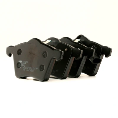 Image of 1M212K021AA, 1M212K021BA, 1M2J2K021BA Brake pad set FEBI BILSTEIN 16458 Front Axle incl. wear warning contact with piston clip