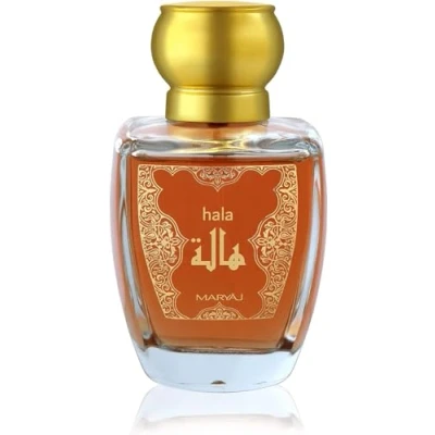 Image of HALA by Maryaj Eau De Parfum for Unisex,100 ml Fresh and Spicy Top Notes, Woody Leathery Heart, Ambery Base