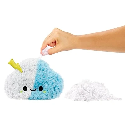 Image of Fluffie Stuffiez Small Collectible Plush ICE CREAM Suprise Reveal Unboxing with ASMR Fidget DIY Fur Pulling, Ultrasoft Fluff Great for Kids Ages 4+