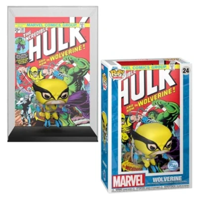 Image of Funko Pop! Comic Covers: The Incredible Hulk #181 Wolverine (GameStop Exclusive)