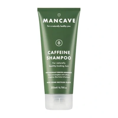 Image of ManCave Caffeine Shampoo for Men, Support and Encourage Healthy Hair Growth with Caffeine, Panthenol Vitamin E, Sulphate Free, Natural, Vegan, Cruelty 200 ml