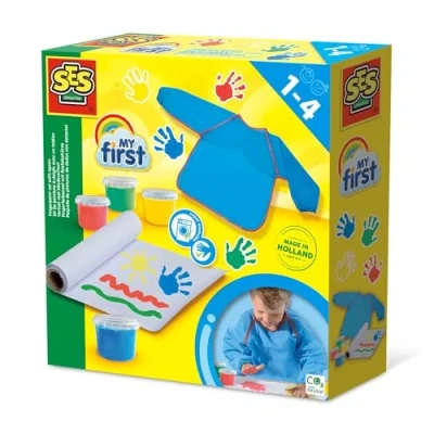 Image of SES Creative My First Mein erstes Fingerfarbenset mit Bastelschürze