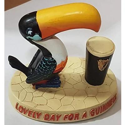Image of signs unique Guinness Toucan Resin Figurine 100mm x 95mm (sg)