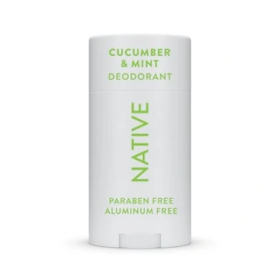 Image of Native Deodorant Natural Vegan, Gluten Free, Cruelty Free of Aluminum, Parabens &amp; Sulfates Born in the USA Cucumber Mint