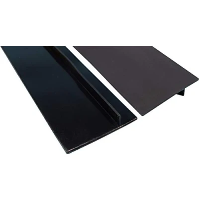 Image of 2 Pcs Counter Gap Cover Filler Worktop Joining Strip, Hob, Gas &amp; Electric Cookers, Dishwasher, Cooker, Oven, Dryer Washing Bla...
