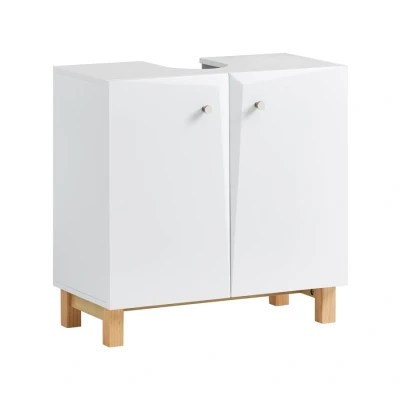 Image of Sobuy Bathroom Under Sink Storage Cabinet,BZR92 W