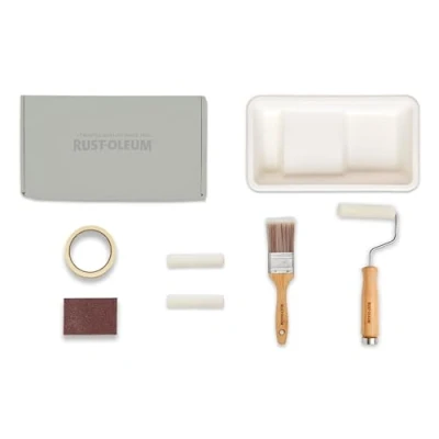 Image of Rust Oleum Ready to Roll Eco Paint Kit (Small) Satin Furniture Dusky Greys