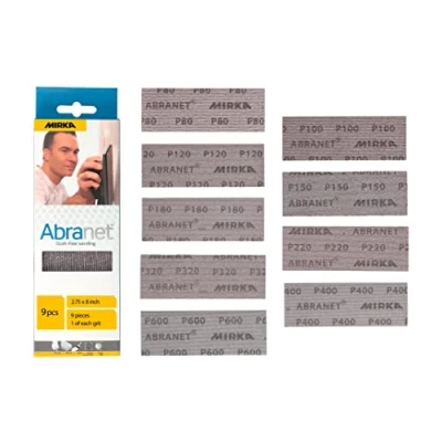 Image of Mirka 9A 150 APRP 2 3/4 Inch by 8 Abranet Assortment Pack, 1 Each P80 P600