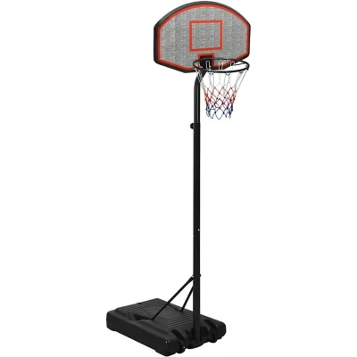 Image of vidaXL Basketball Stand Black 237 307 cm Polyethene