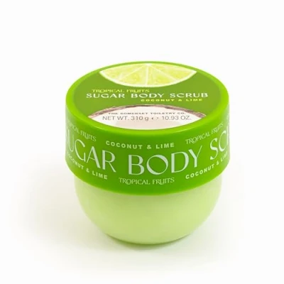 Image of Tropical Fruits Gentle Exfoliating Sugar Body Scrub Coconut and Lime 310g