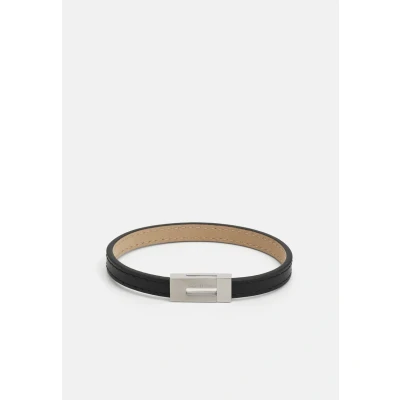 Image of Calvin Klein Exposed Bracelet silvercoloured/black, Men&#039;s, Size: One Size, Silver coloured/black