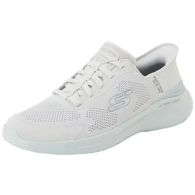 Image of Skechers Men&#039;s Bounder 2.0 EMERGED, Gray Mesh/Synthetic, 5.5 UK