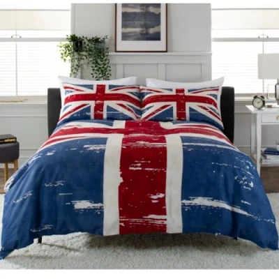 Image of Deyongs Union Jack Club Duvet Set (King Cover 230cm x 220cm)