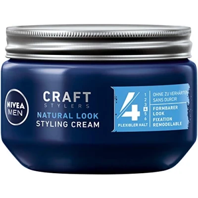 Image of NIVEA Men Hair Gel Styling 150ml Jar Cream Natural Look