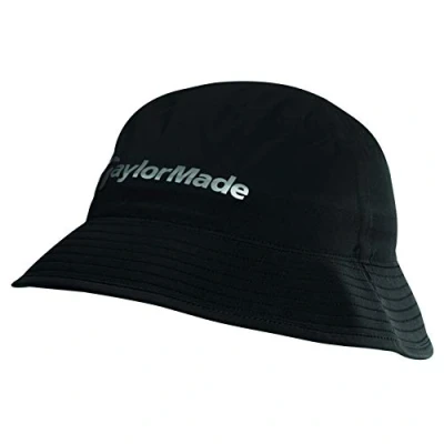 Image of TaylorMade Unisex Storm Hat Bucket, Black, L/XL UK