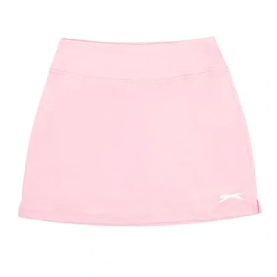 Image of Slazenger Girls Court Skort Junior Baby Pink 11 12 Years